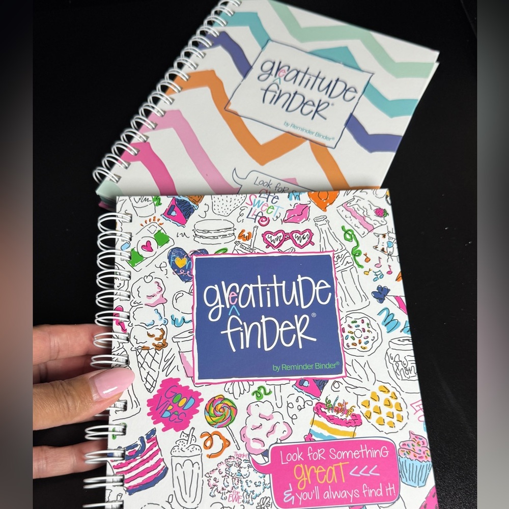 NWOT Gratitude Finder Spiral Journals Denise Albright 2 pk